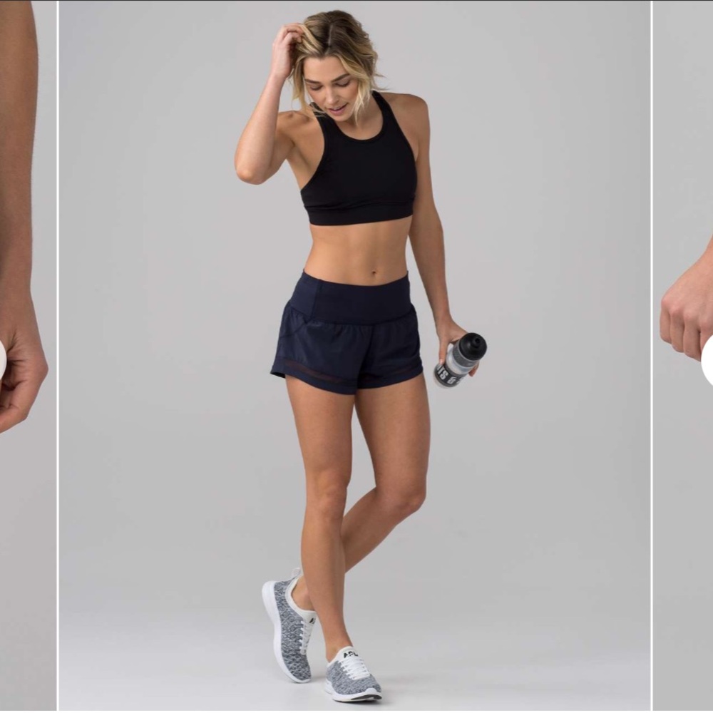 Lululemon Pace Perfect Shorts 3” Midnight Navy 8